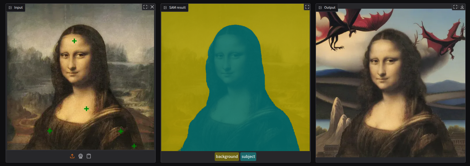 Monalisa In-Painting.