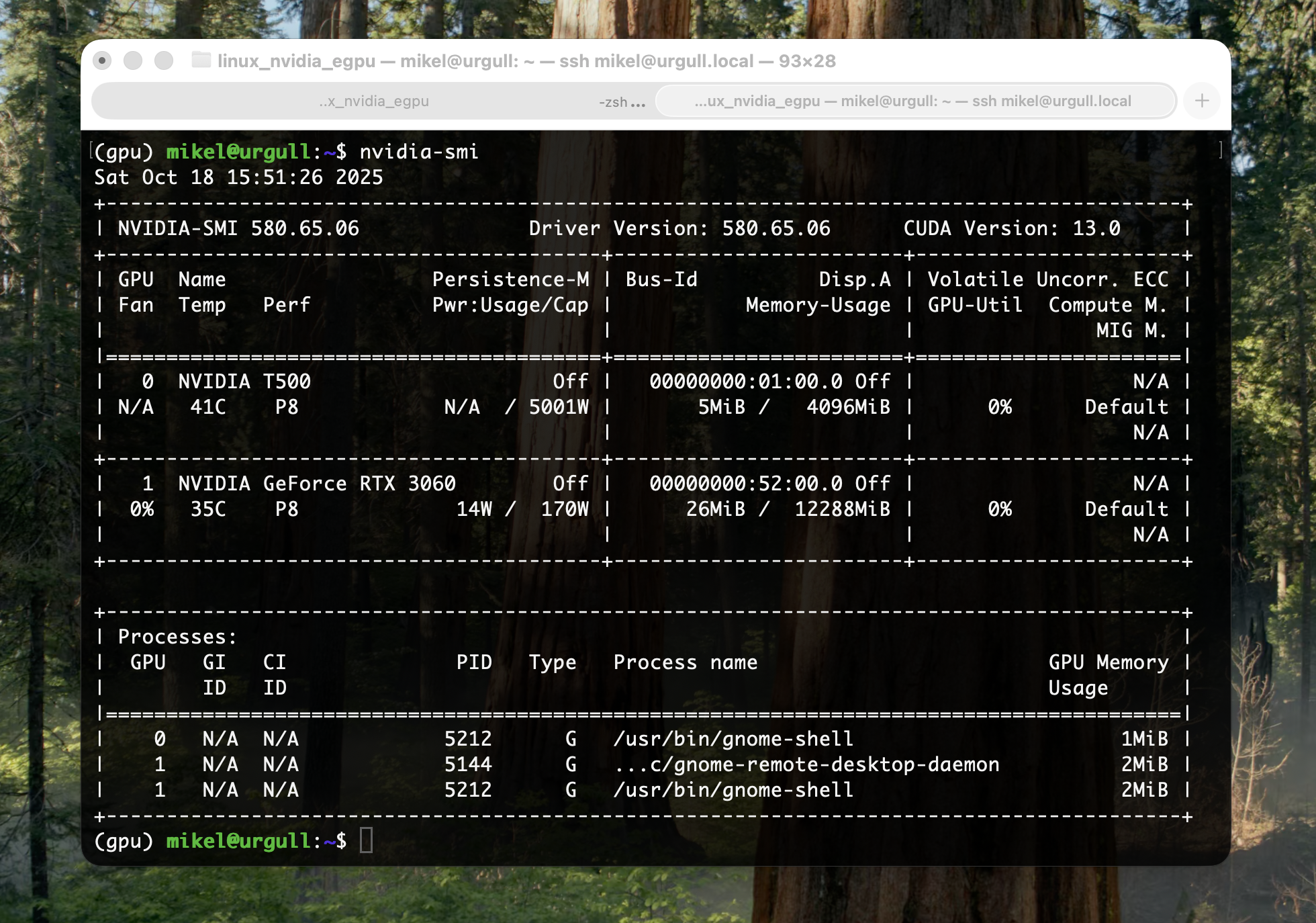 MacOS NVIDIA SMI